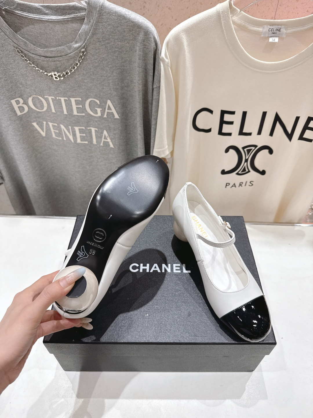 高版本出厂 Chanel/香奈儿小香F013 2026ss早春新款圆球跟玛丽珍高跟鞋时装单鞋简直是时尚作