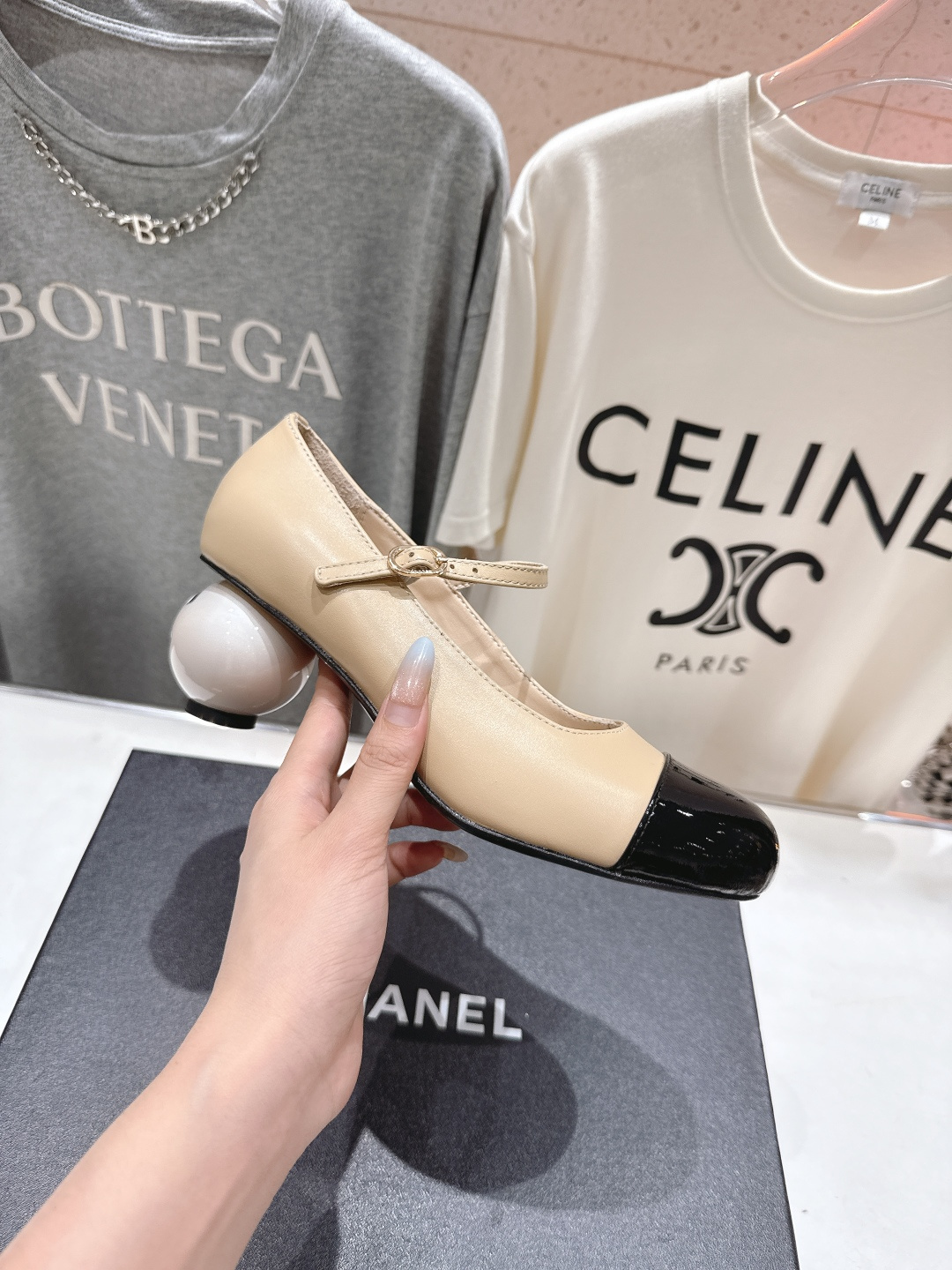 高版本出厂 Chanel/香奈儿小香F013 2026ss早春新款圆球跟玛丽珍高跟鞋时装单鞋简直是时尚作