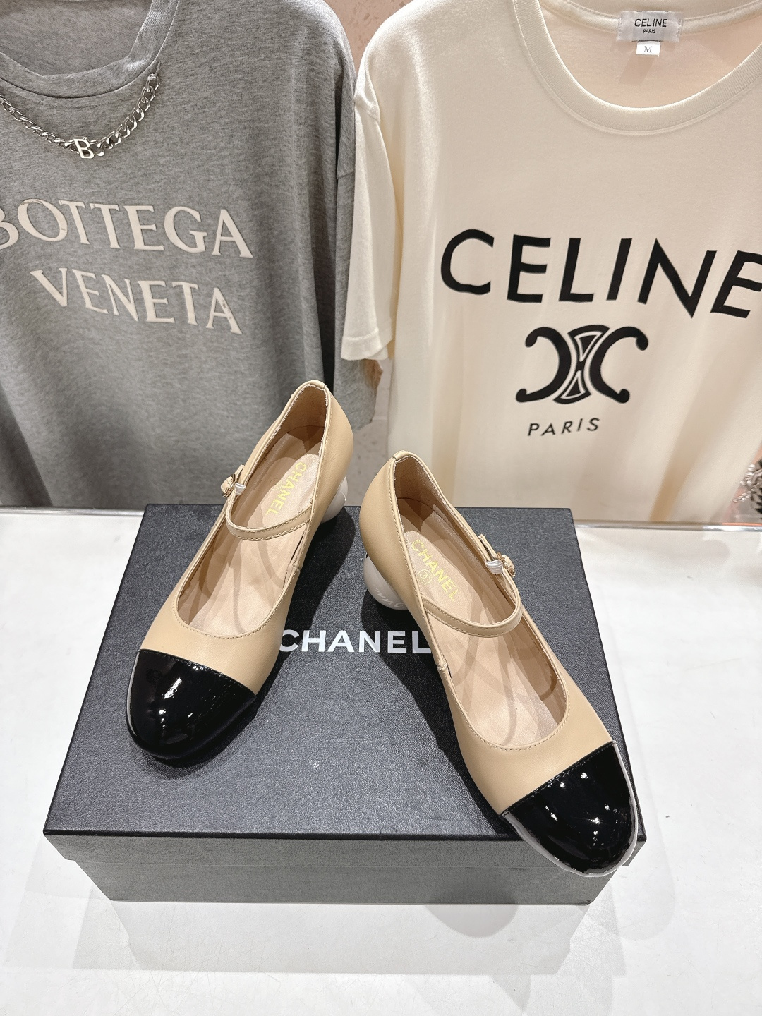 高版本出厂 Chanel/香奈儿小香F013 2026ss早春新款圆球跟玛丽珍高跟鞋时装单鞋简直是时尚作