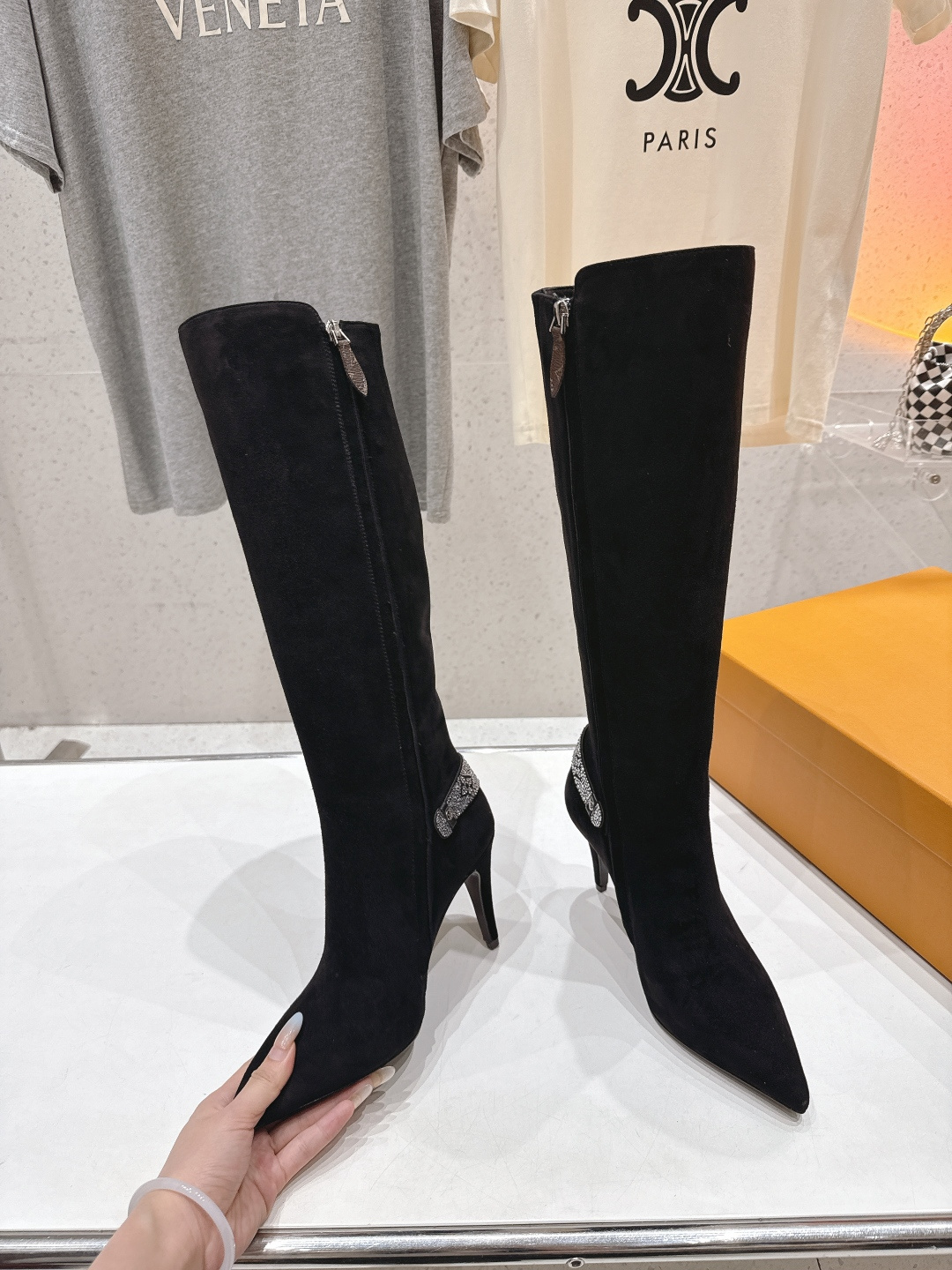 高版本出厂 LOUIS VUITTON 25ss LV驴牌秋冬新款高跟长靴楦型百搭瘦脚yyds.造型立体