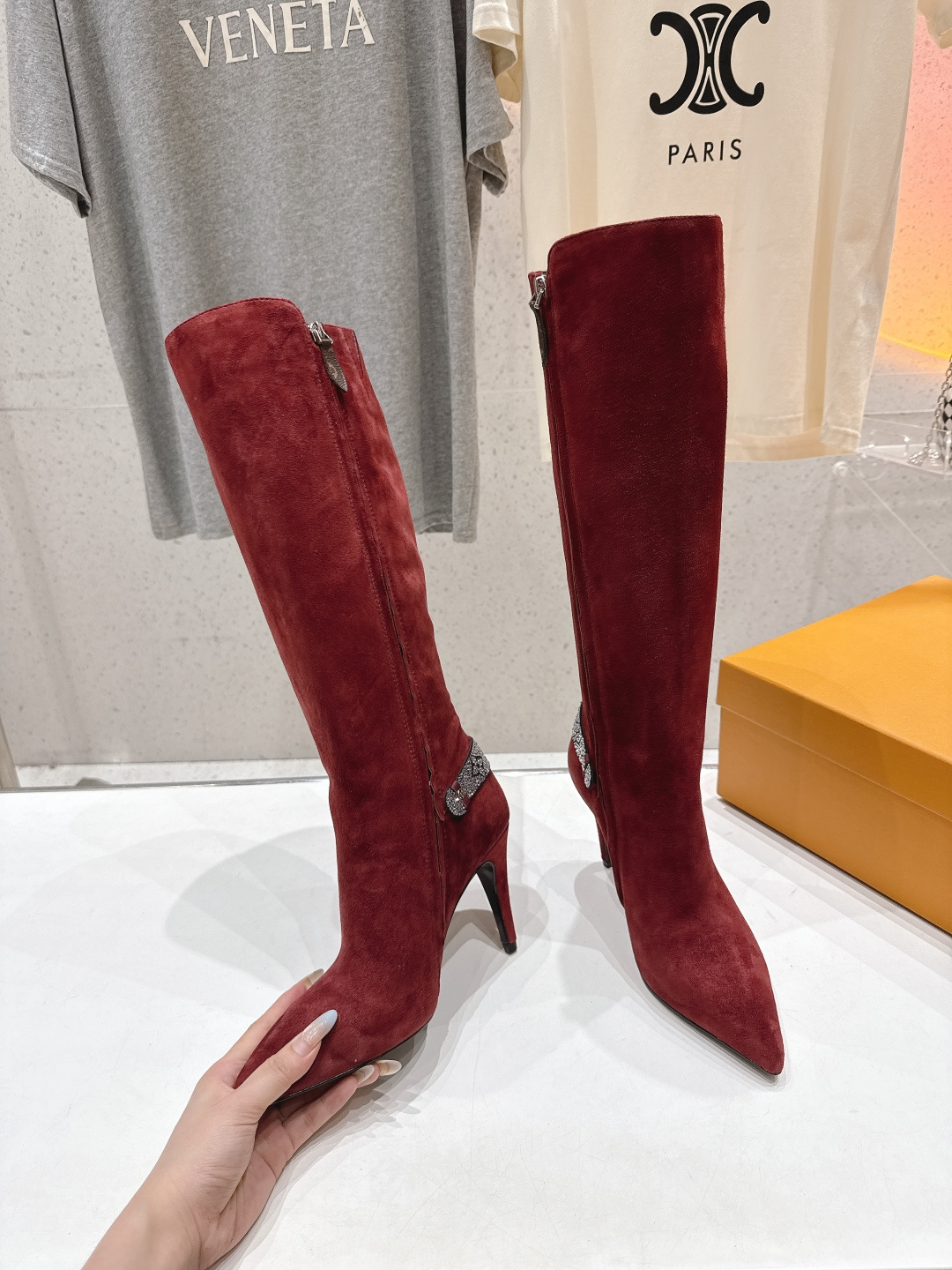 高版本出厂 LOUIS VUITTON 25ss LV驴牌秋冬新款高跟长靴楦型百搭瘦脚yyds.造型立体