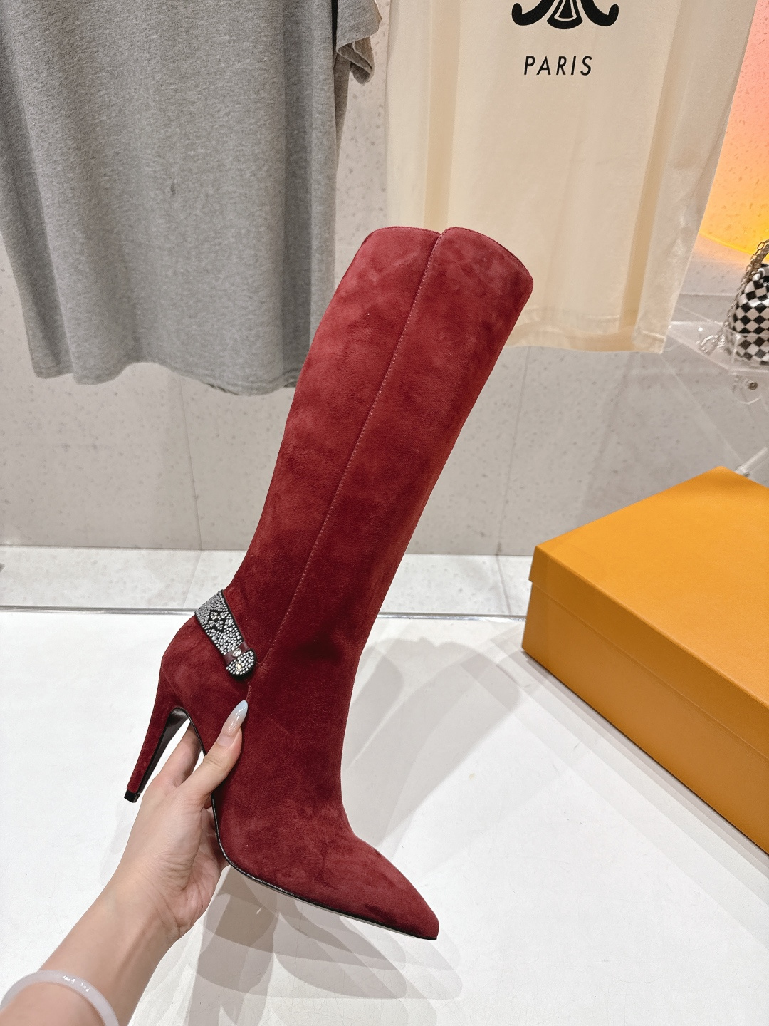 高版本出厂 LOUIS VUITTON 25ss LV驴牌秋冬新款高跟长靴楦型百搭瘦脚yyds.造型立体