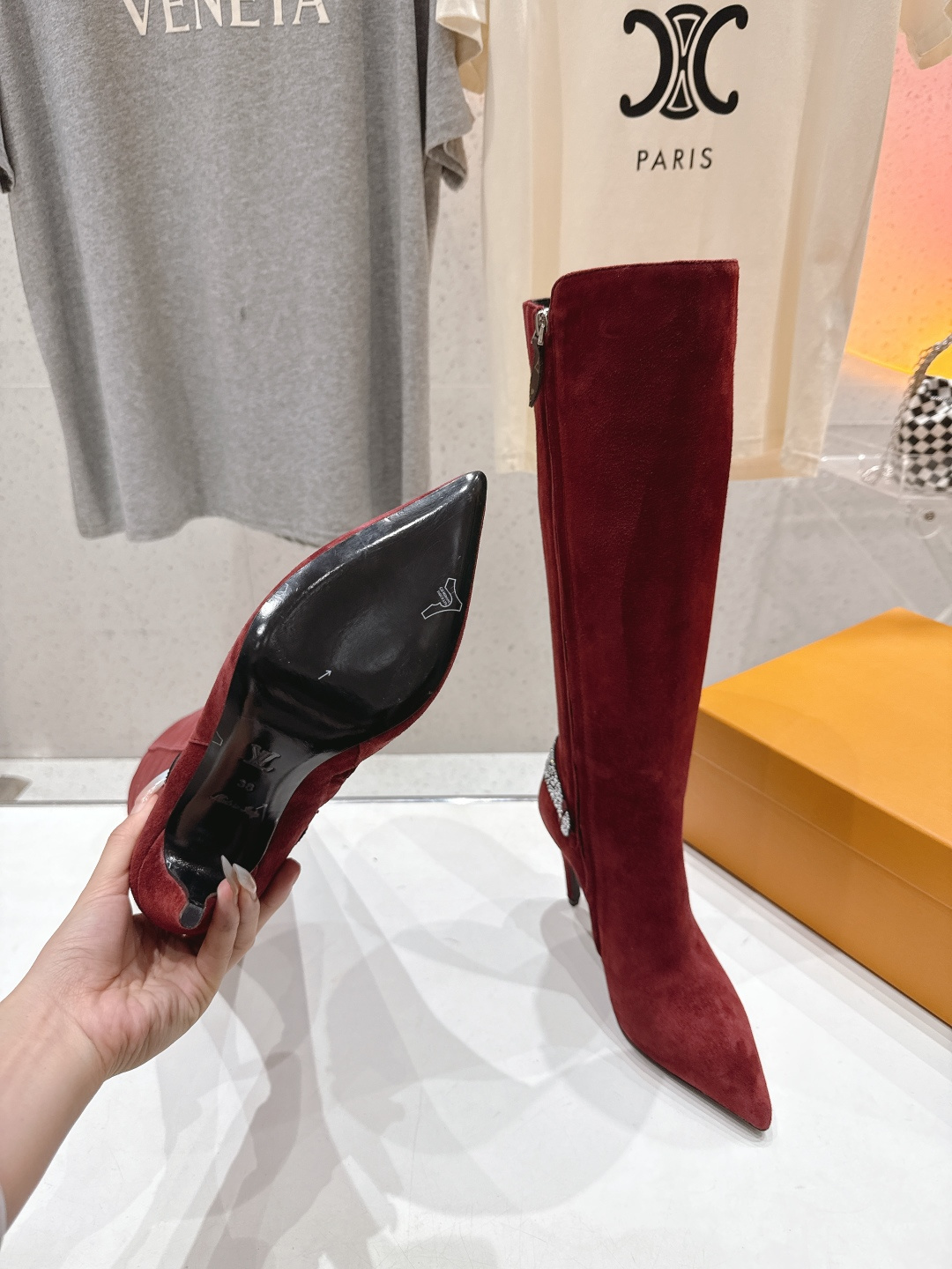 高版本出厂 LOUIS VUITTON 25ss LV驴牌秋冬新款高跟长靴楦型百搭瘦脚yyds.造型立体