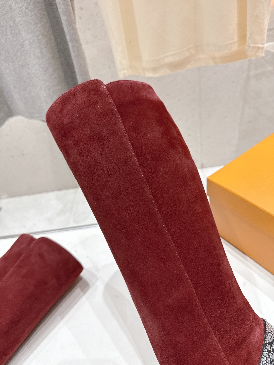 高版本出厂 LOUIS VUITTON 25ss LV驴牌秋冬新款高跟长靴楦型百搭瘦脚yyds.造型立体