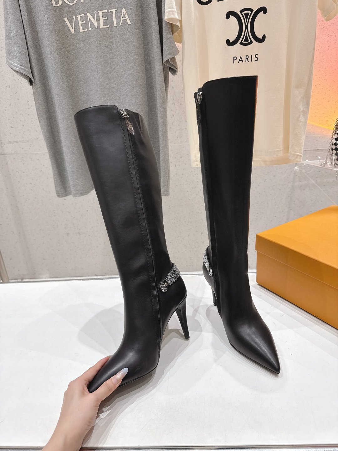 高版本出厂 LOUIS VUITTON 25ss LV驴牌秋冬新款高跟长靴楦型百搭瘦脚yyds.造型立体