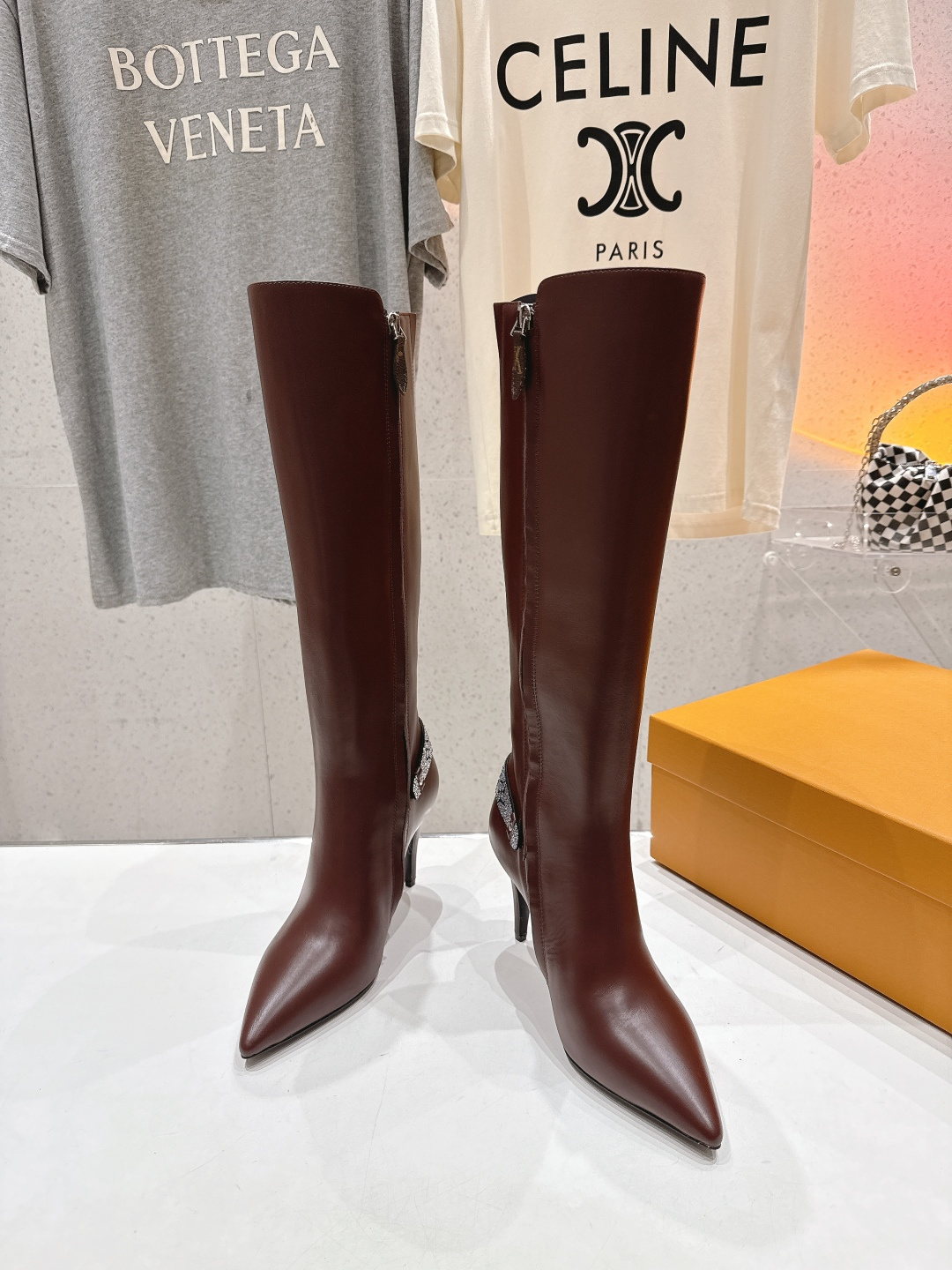 高版本出厂 LOUIS VUITTON 25ss LV驴牌秋冬新款高跟长靴楦型百搭瘦脚yyds.造型立体