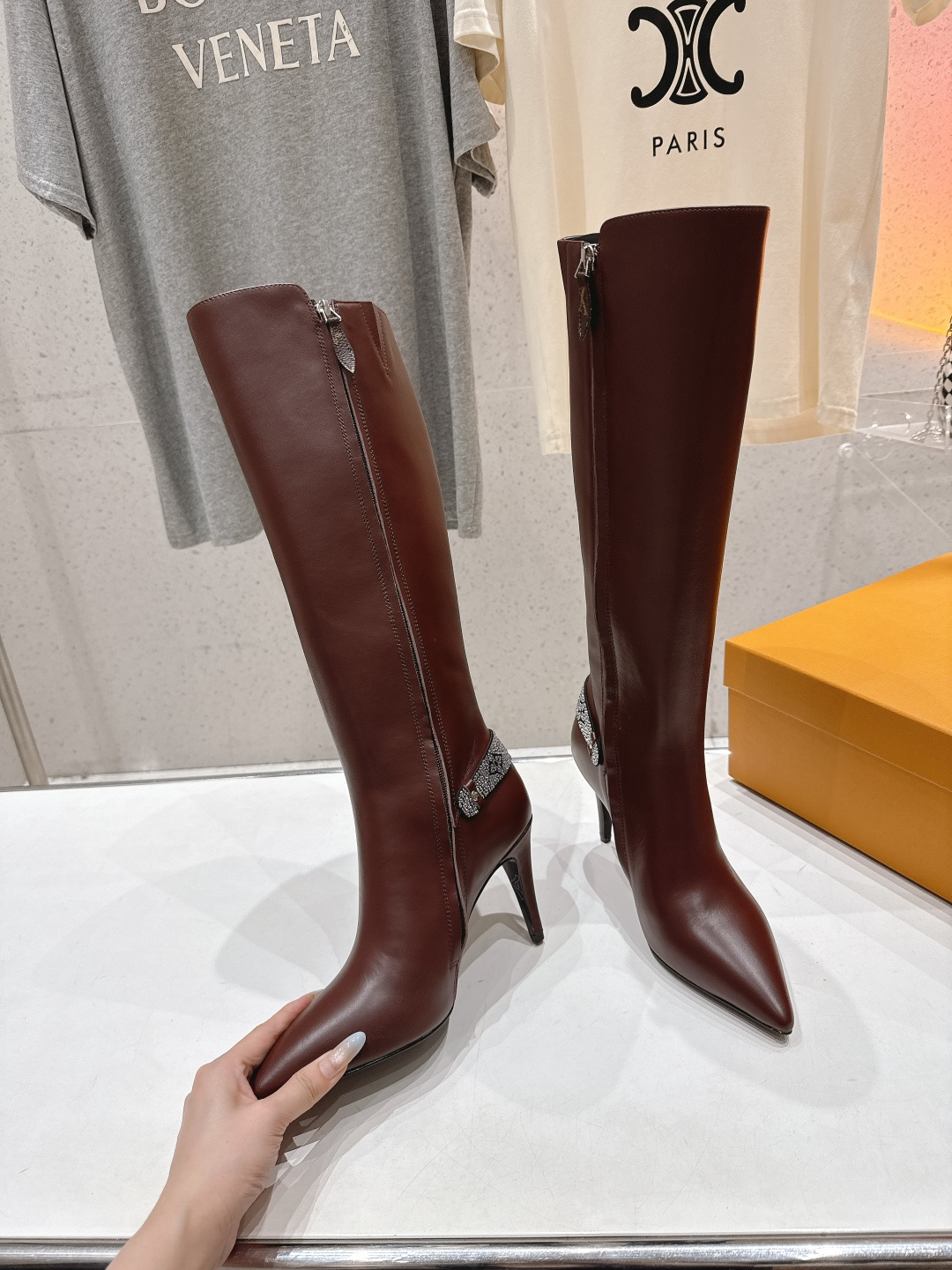 高版本出厂 LOUIS VUITTON 25ss LV驴牌秋冬新款高跟长靴楦型百搭瘦脚yyds.造型立体