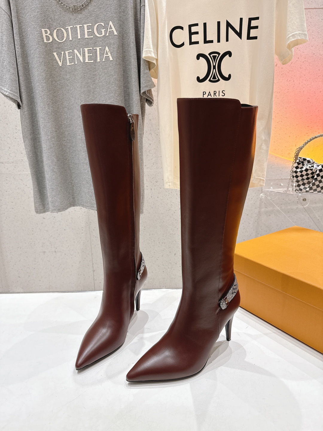 高版本出厂 LOUIS VUITTON 25ss LV驴牌秋冬新款高跟长靴楦型百搭瘦脚yyds.造型立体