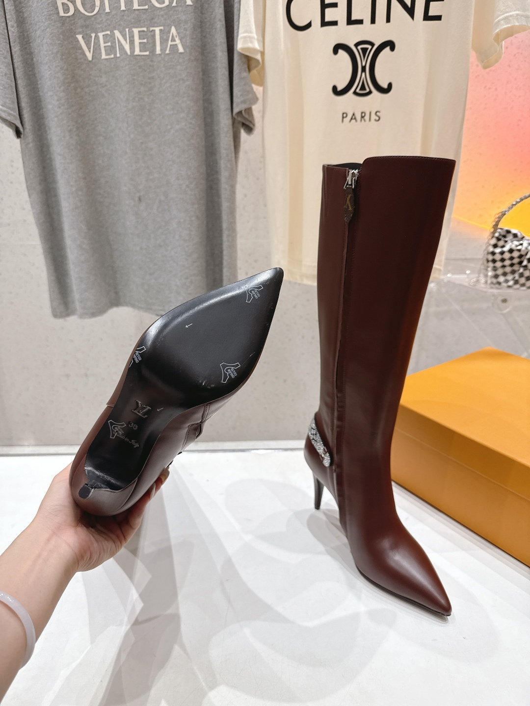 高版本出厂 LOUIS VUITTON 25ss LV驴牌秋冬新款高跟长靴楦型百搭瘦脚yyds.造型立体