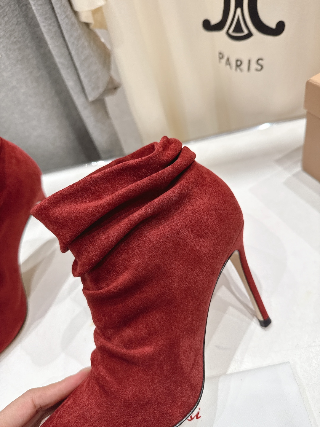 高版本出厂 Gianvito Rossi/吉安维托·罗西 F025 2025ss新款性感高跟短靴堆堆靴G