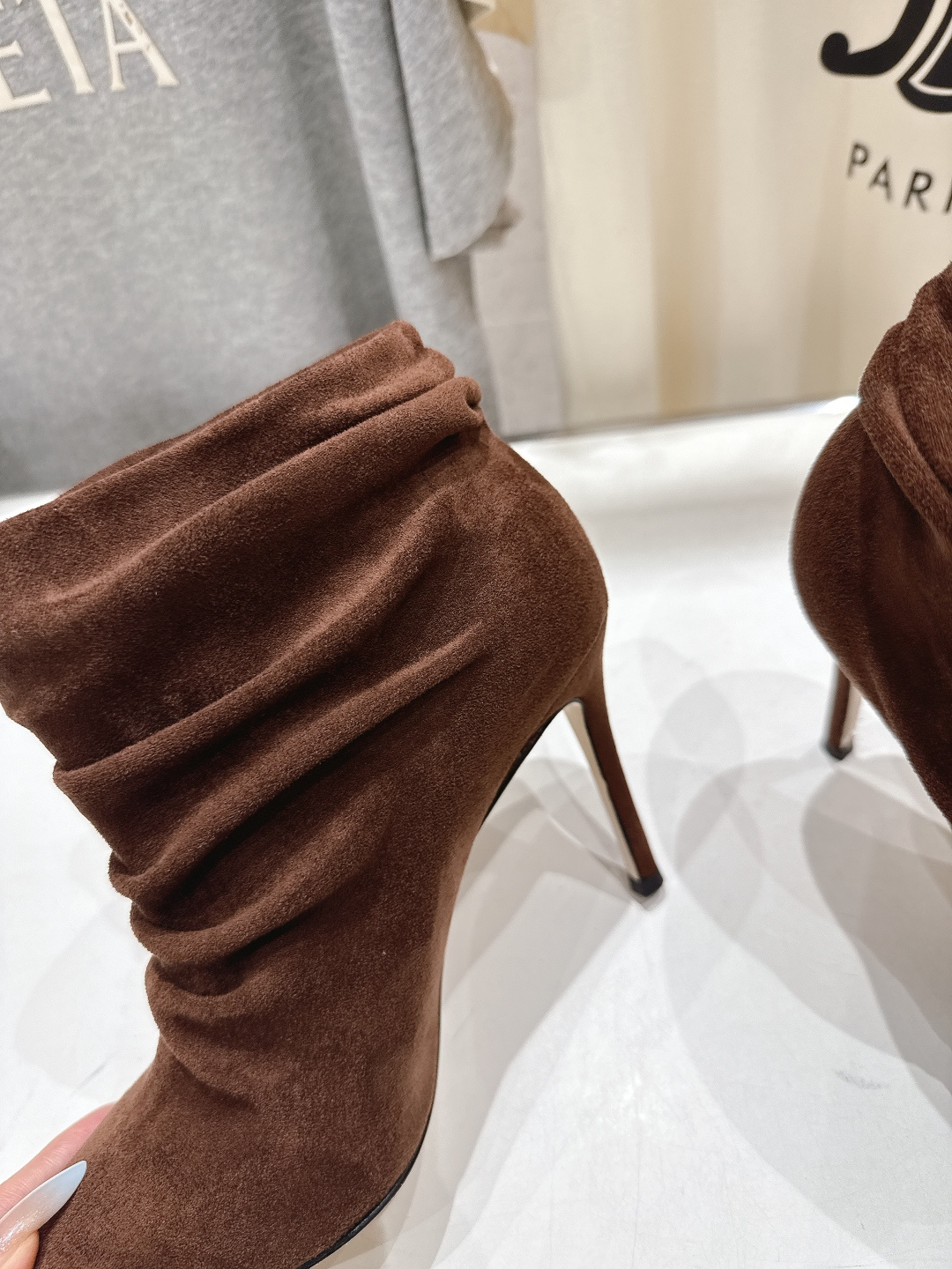 高版本出厂 Gianvito Rossi/吉安维托·罗西 F025 2025ss新款性感高跟短靴堆堆靴G