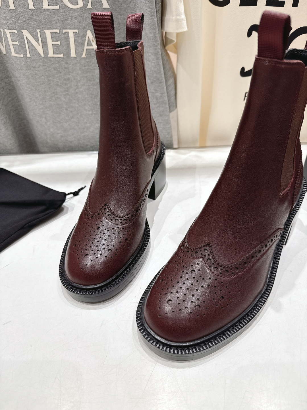 高版本出厂 SAINT LAURENT/圣罗兰YSL 25ss爆款平底布洛克英伦风切尔西短靴乐福鞋，20