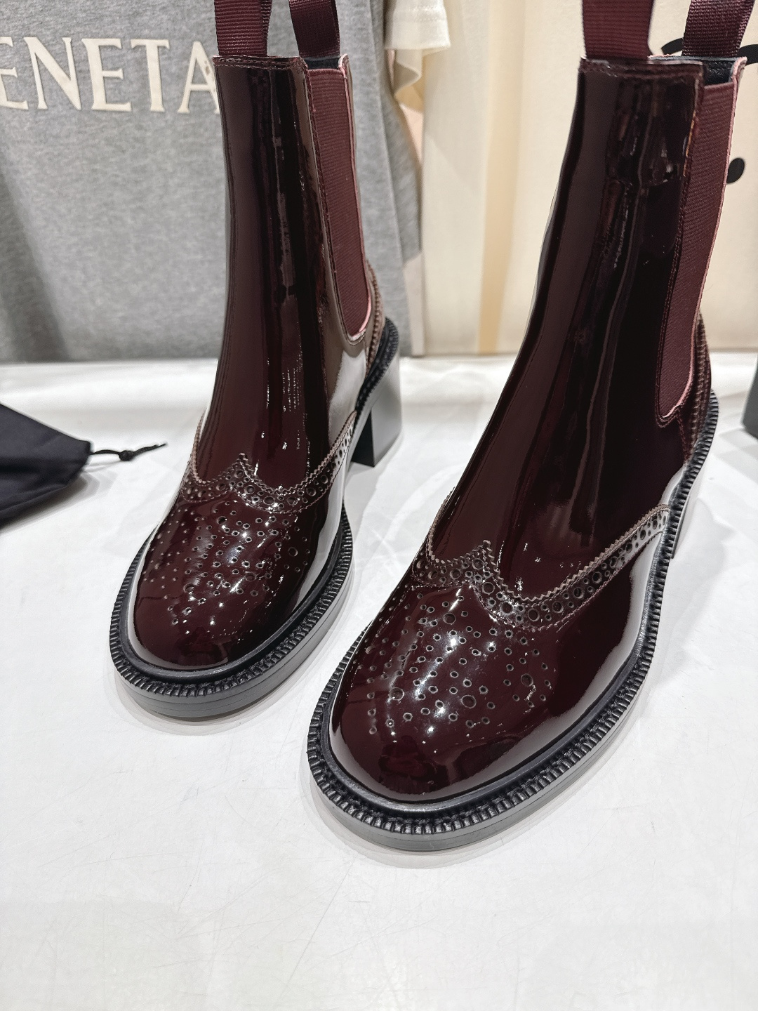 高版本出厂 SAINT LAURENT/圣罗兰YSL 25ss爆款平底布洛克英伦风切尔西短靴乐福鞋，20