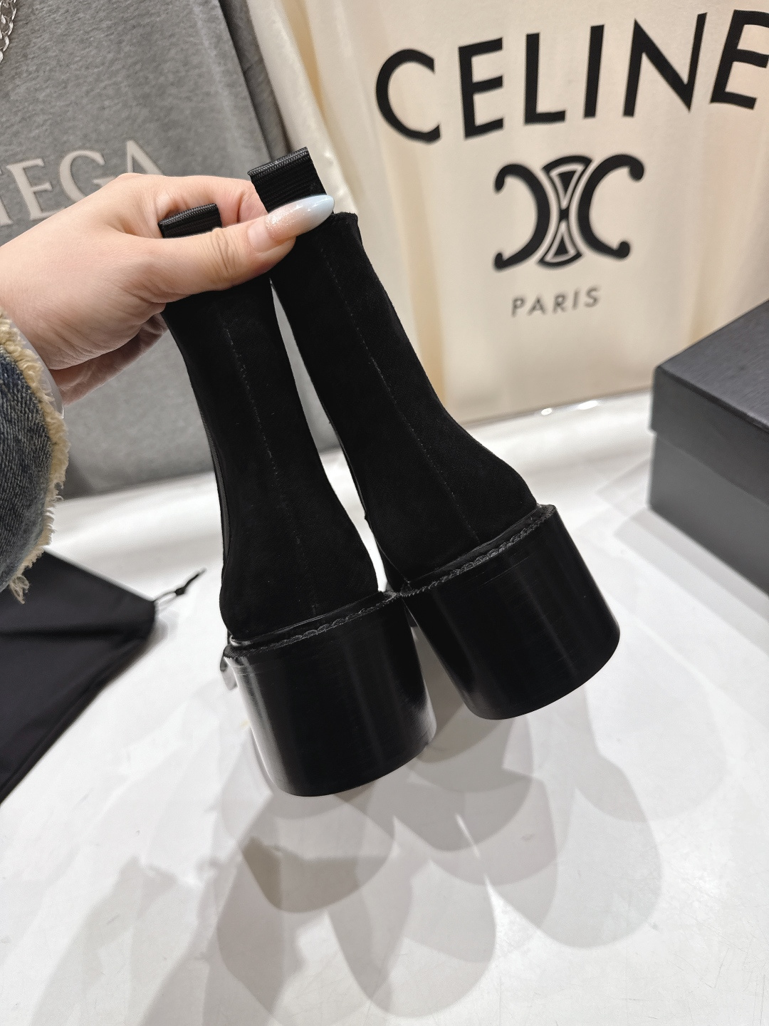 高版本出厂 SAINT LAURENT/圣罗兰YSL 25ss爆款平底布洛克英伦风切尔西短靴乐福鞋，20