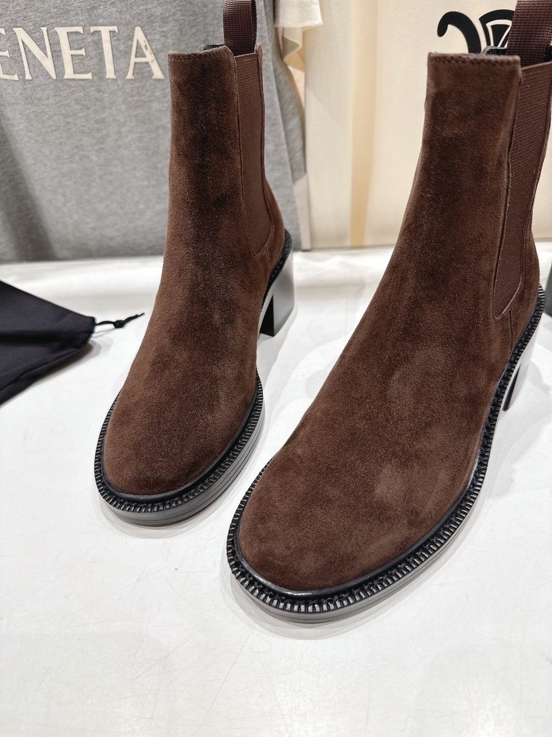 高版本出厂 SAINT LAURENT/圣罗兰YSL 25ss爆款平底布洛克英伦风切尔西短靴乐福鞋，20