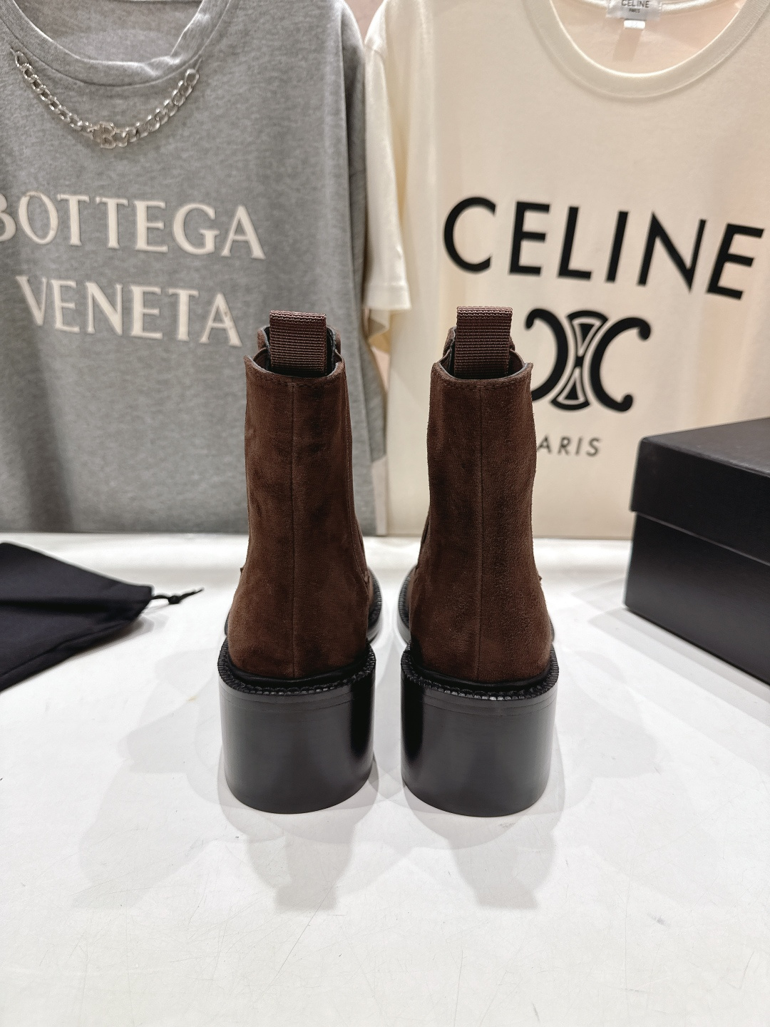 高版本出厂 SAINT LAURENT/圣罗兰YSL 25ss爆款平底布洛克英伦风切尔西短靴乐福鞋，20