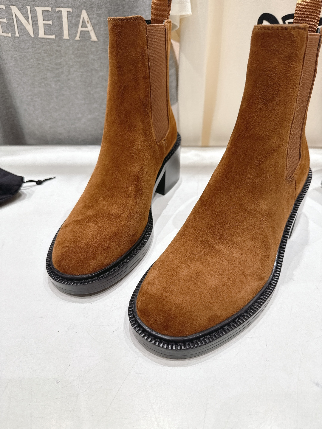 高版本出厂 SAINT LAURENT/圣罗兰YSL 25ss爆款平底布洛克英伦风切尔西短靴乐福鞋，20