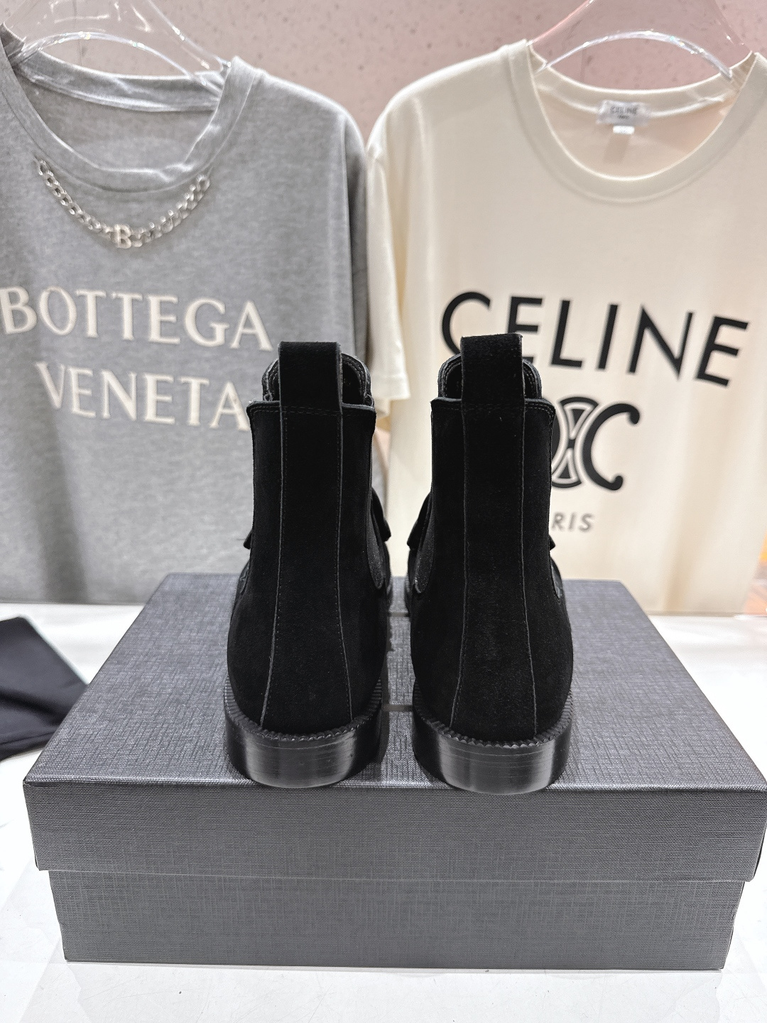 高版本出厂 SAINT LAURENT/圣罗兰YSL 25ss爆款平底布洛克英伦风切尔西短靴乐福鞋，20