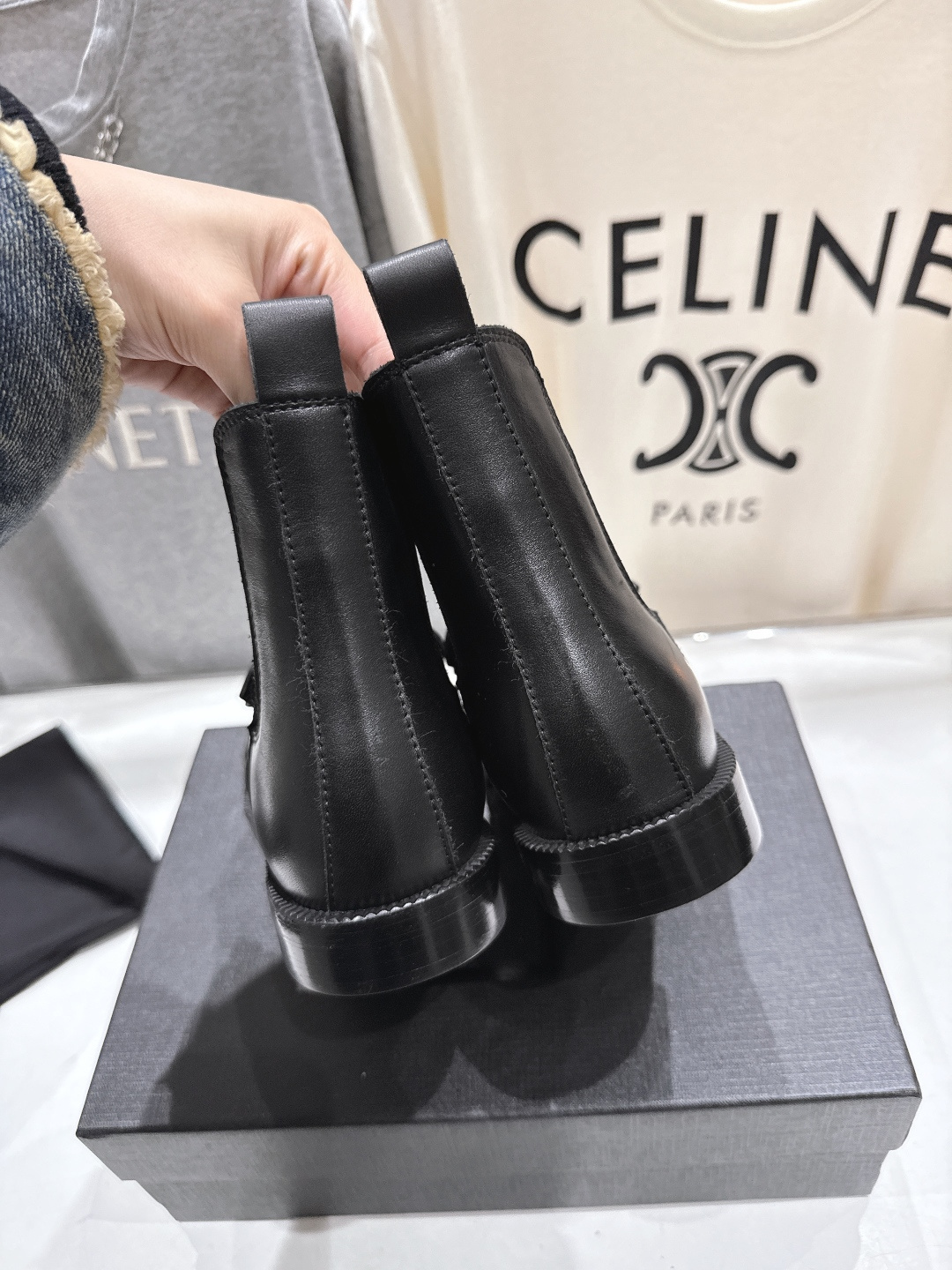 高版本出厂 SAINT LAURENT/圣罗兰YSL 25ss爆款平底布洛克英伦风切尔西短靴乐福鞋，20