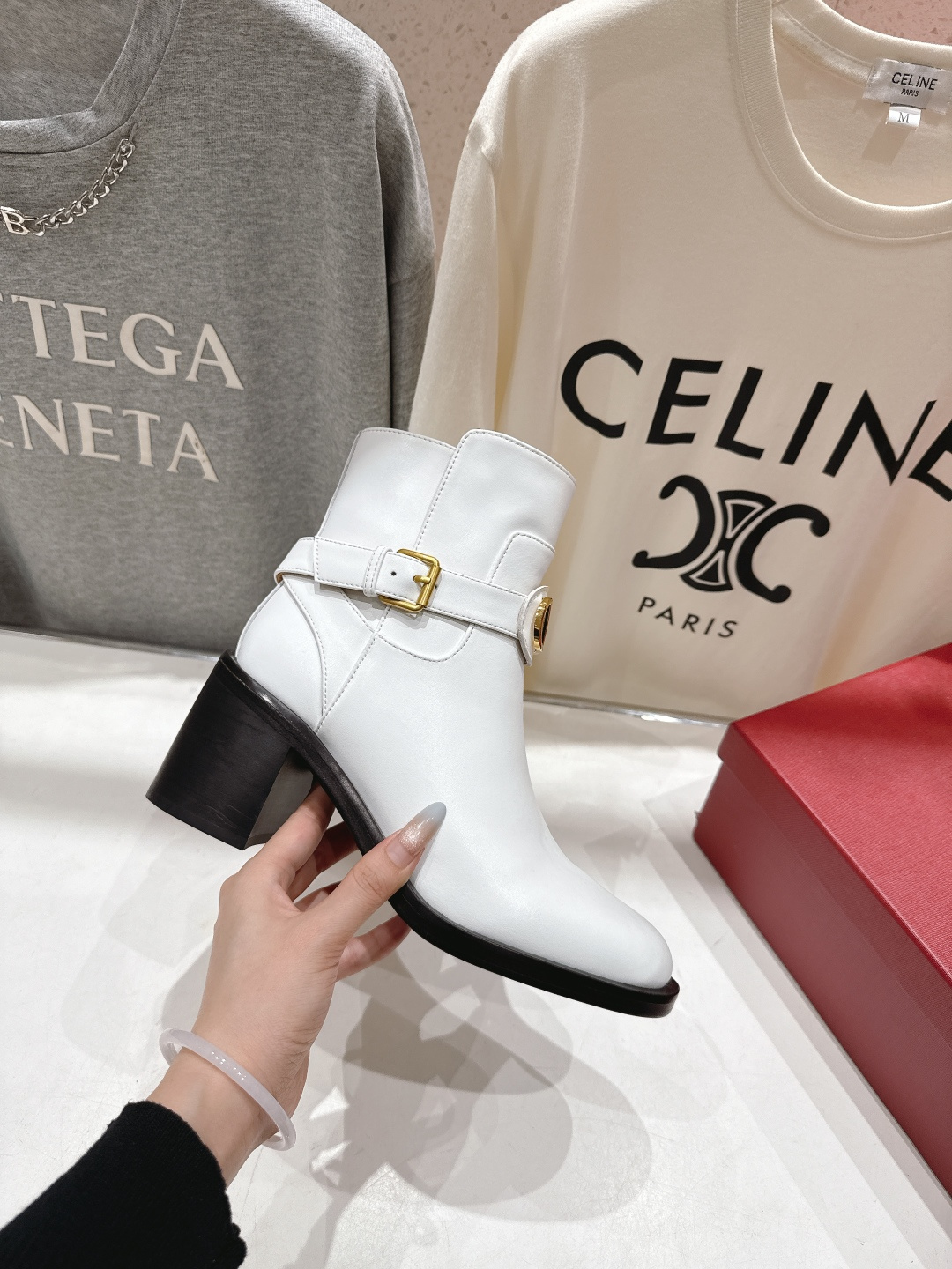 高版本出厂 ～New～顶级制作·Valentino·华伦天奴〰️2025ss秋冬系列新款切尔西高跟短靴创