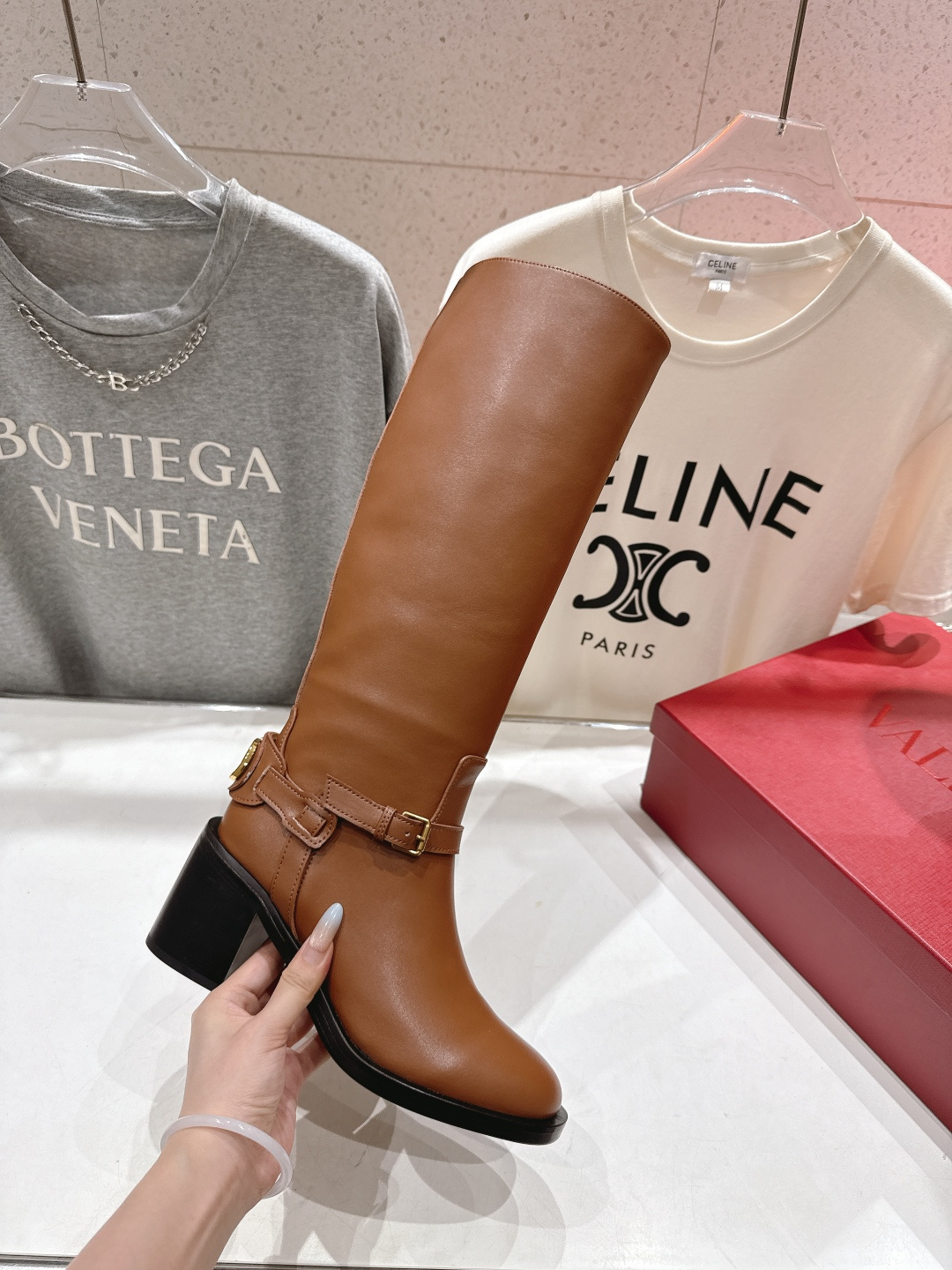 高版本出厂 ～New～顶级制作·Valentino·华伦天奴〰️2025ss秋冬系列新款高跟长靴创新与经