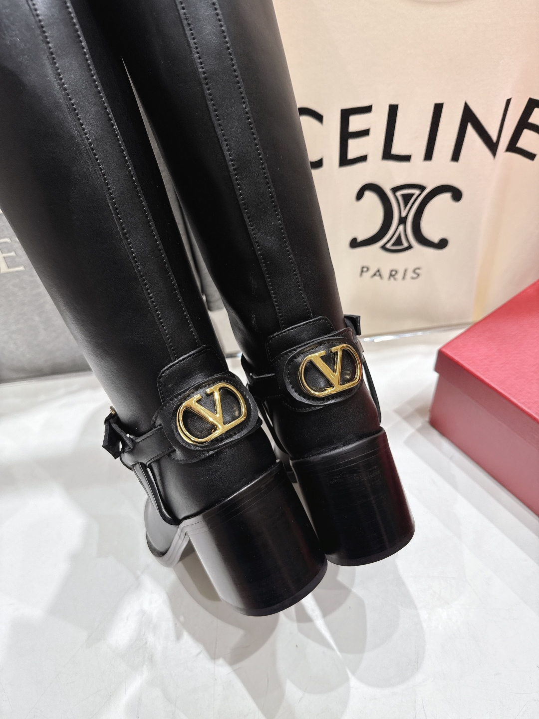 高版本出厂 ～New～顶级制作·Valentino·华伦天奴〰️2025ss秋冬系列新款高跟长靴创新与经