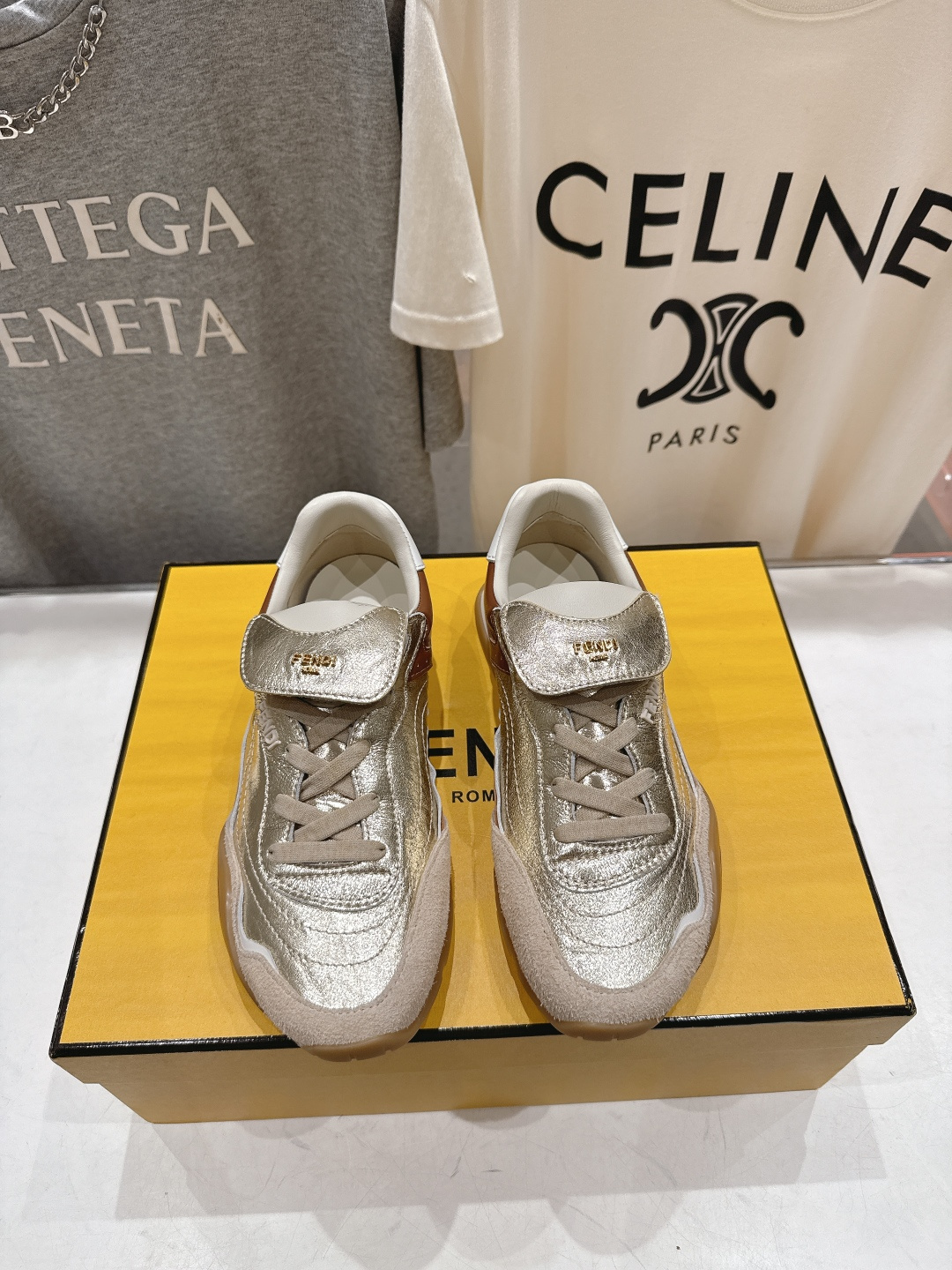 高版本出厂 Fendi*芬迪F029 26ss时装周走秀新款板鞋休闲运动鞋 FD match 升级新款 