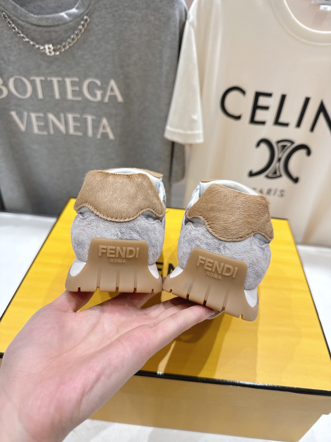 高版本出厂 Fendi*芬迪F029 26ss时装周走秀新款板鞋休闲运动鞋 FD match 升级新款 