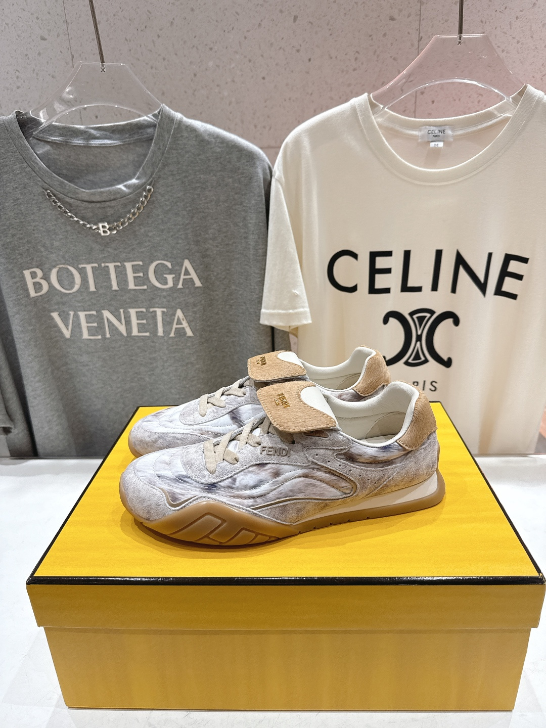 高版本出厂 Fendi*芬迪F029 26ss时装周走秀新款板鞋休闲运动鞋 FD match 升级新款 