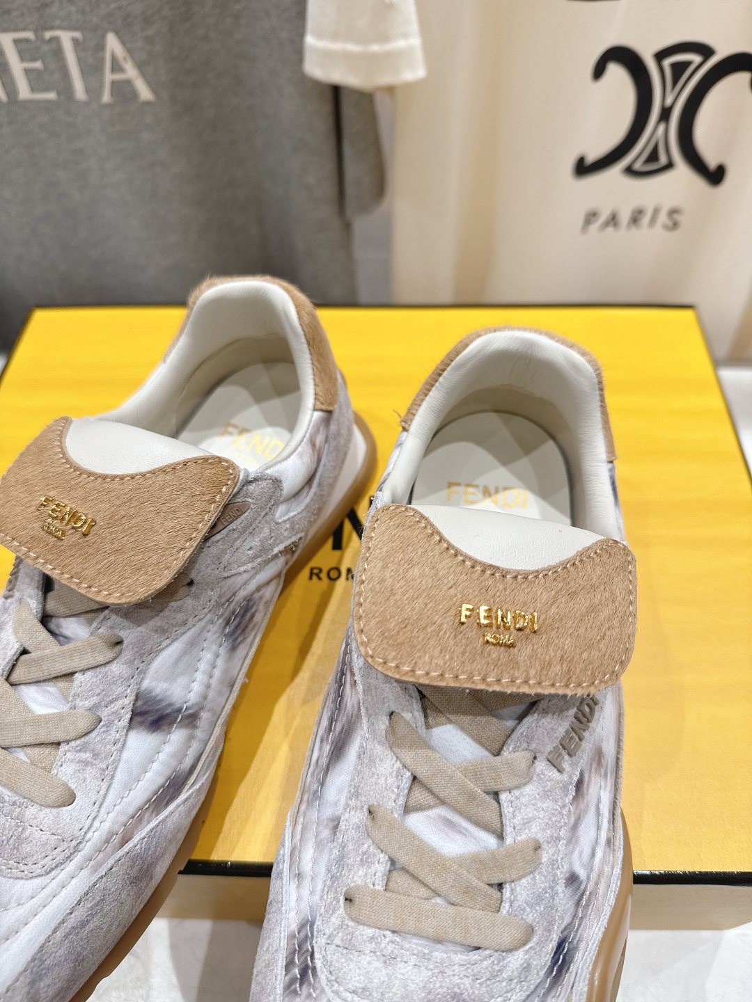 高版本出厂 Fendi*芬迪F029 26ss时装周走秀新款板鞋休闲运动鞋 FD match 升级新款 