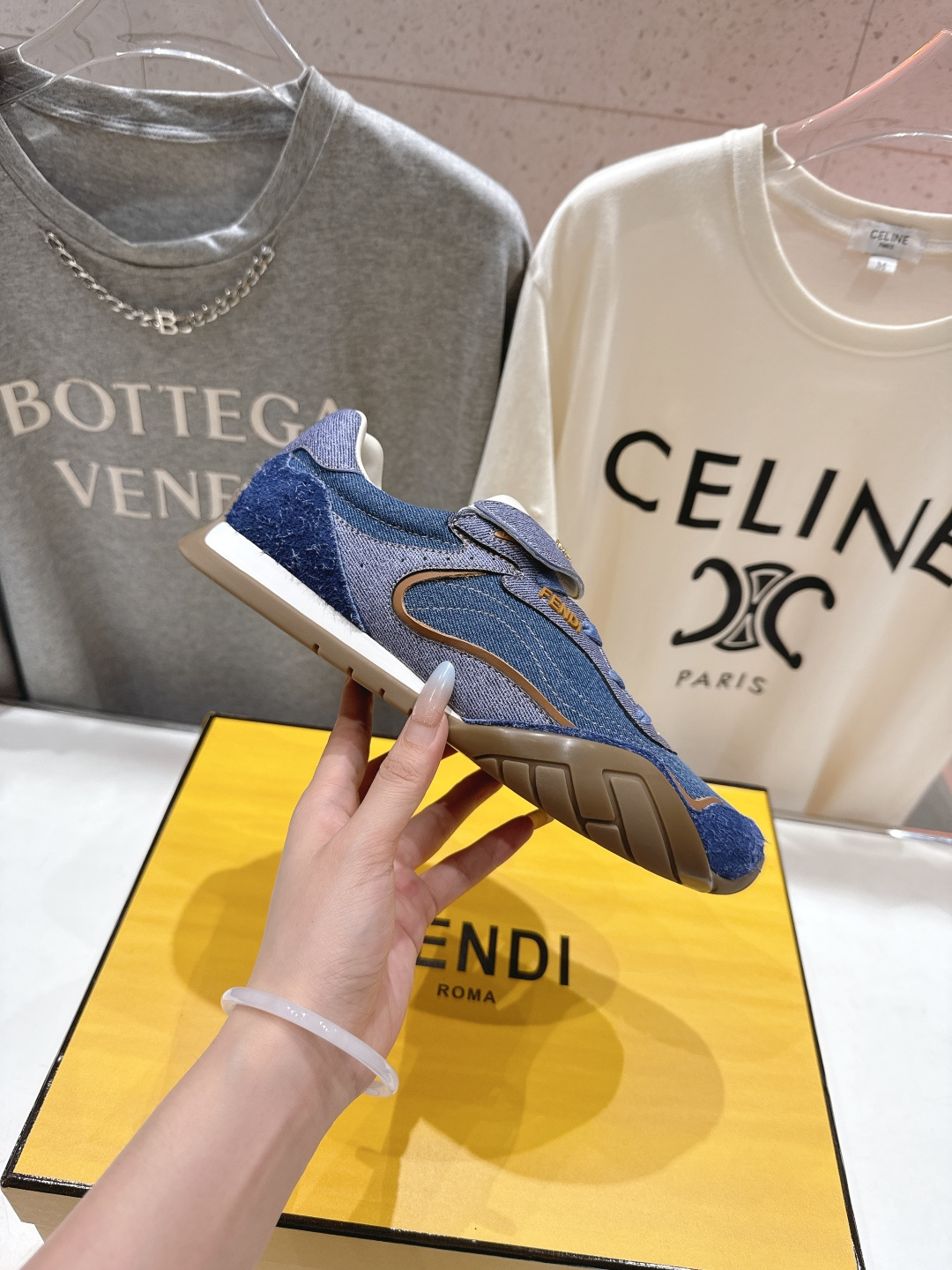 高版本出厂 Fendi*芬迪F029 26ss时装周走秀新款板鞋休闲运动鞋 FD match 升级新款 