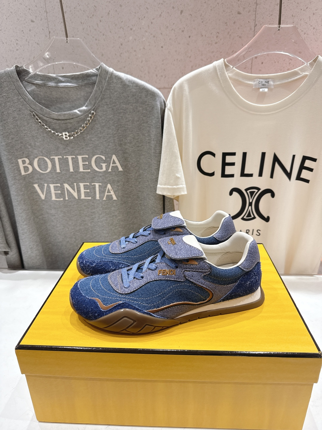 高版本出厂 Fendi*芬迪F029 26ss时装周走秀新款板鞋休闲运动鞋 FD match 升级新款 