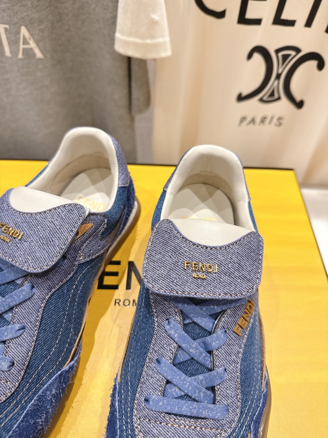 高版本出厂 Fendi*芬迪F029 26ss时装周走秀新款板鞋休闲运动鞋 FD match 升级新款 