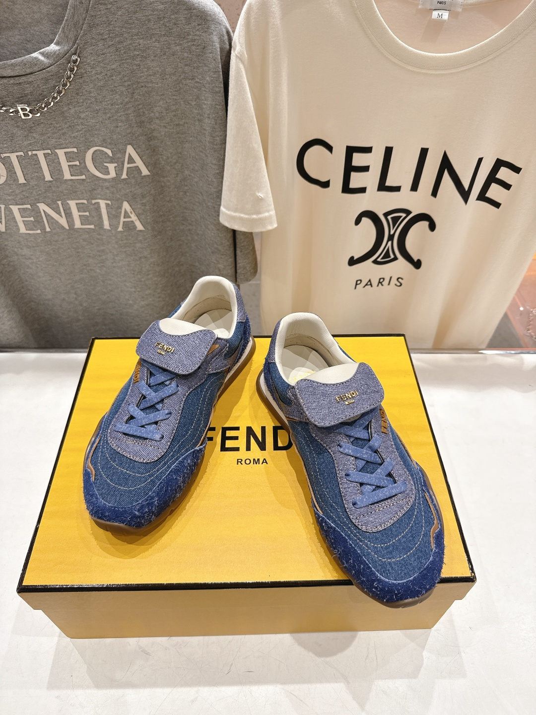 高版本出厂 Fendi*芬迪F029 26ss时装周走秀新款板鞋休闲运动鞋 FD match 升级新款 