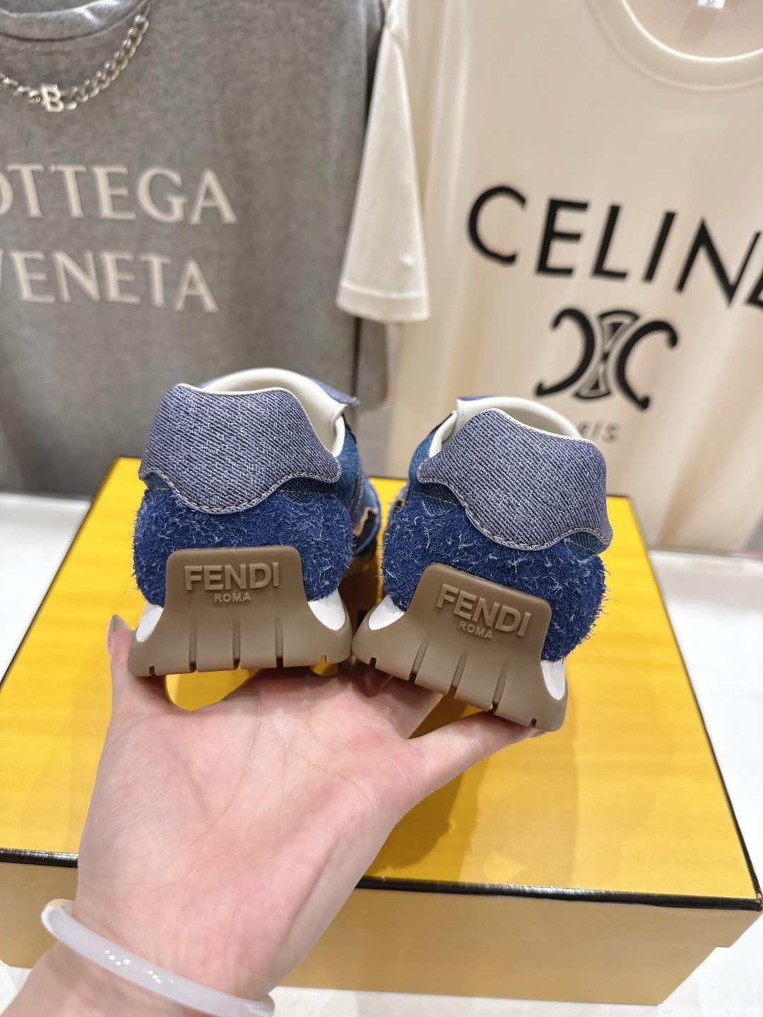 高版本出厂 Fendi*芬迪F029 26ss时装周走秀新款板鞋休闲运动鞋 FD match 升级新款 