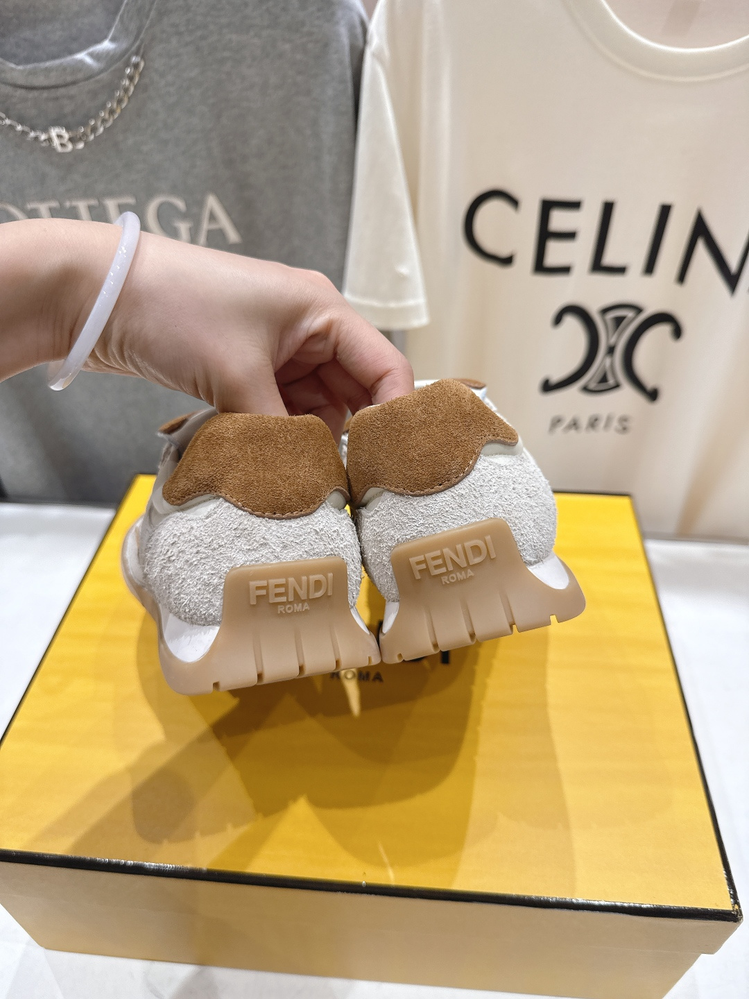 高版本出厂 Fendi*芬迪F029 26ss时装周走秀新款板鞋休闲运动鞋 FD match 升级新款 