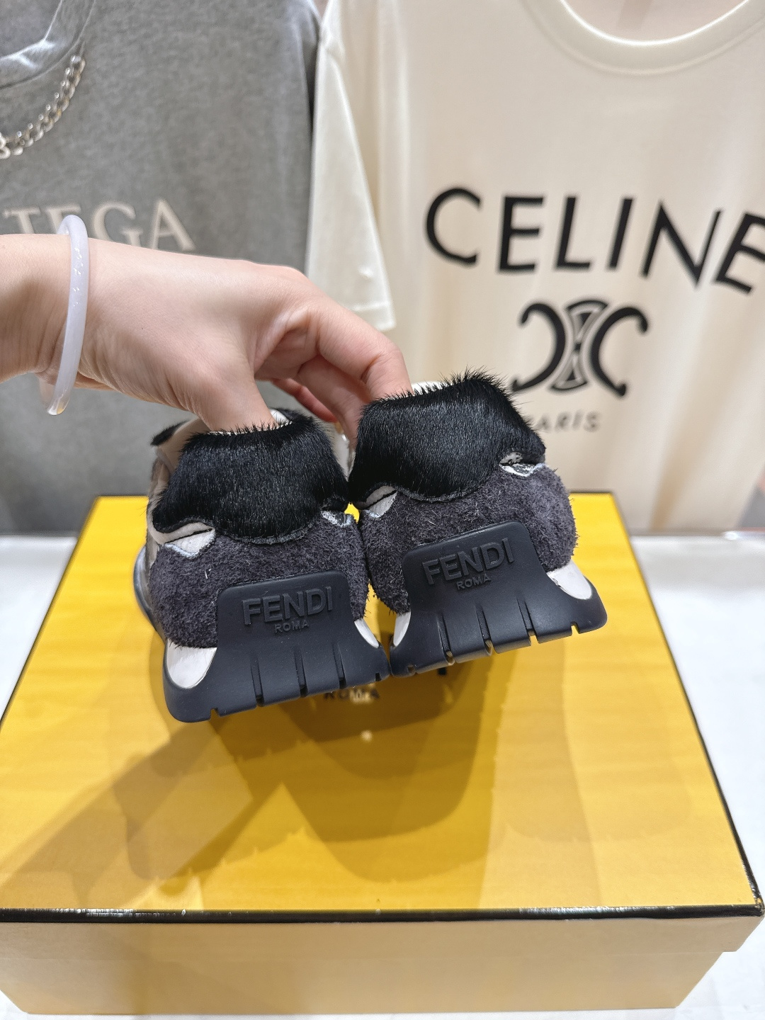 高版本出厂 Fendi*芬迪F029 26ss时装周走秀新款板鞋休闲运动鞋 FD match 升级新款 