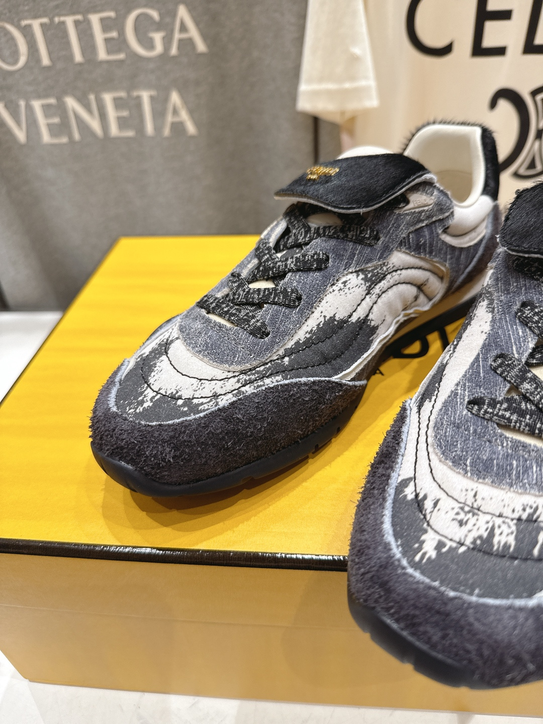 高版本出厂 Fendi*芬迪F029 26ss时装周走秀新款板鞋休闲运动鞋 FD match 升级新款 