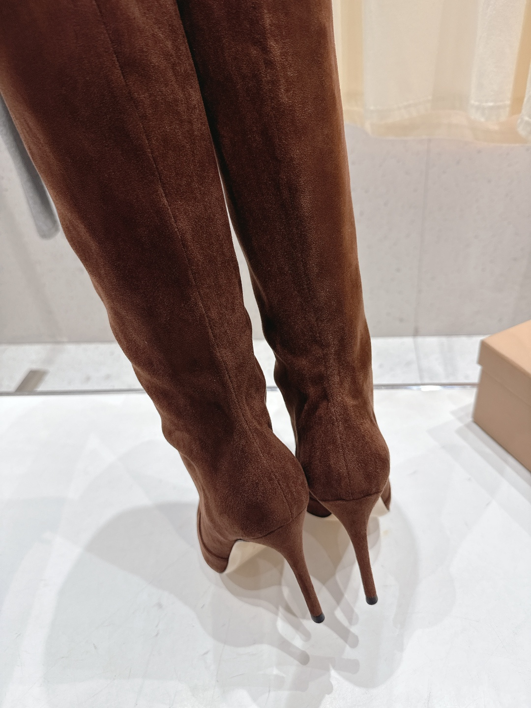 高版本出厂 Gianvito Rossi/吉安维托·罗西 F025 2025ss新款性感高跟过膝长靴折叠