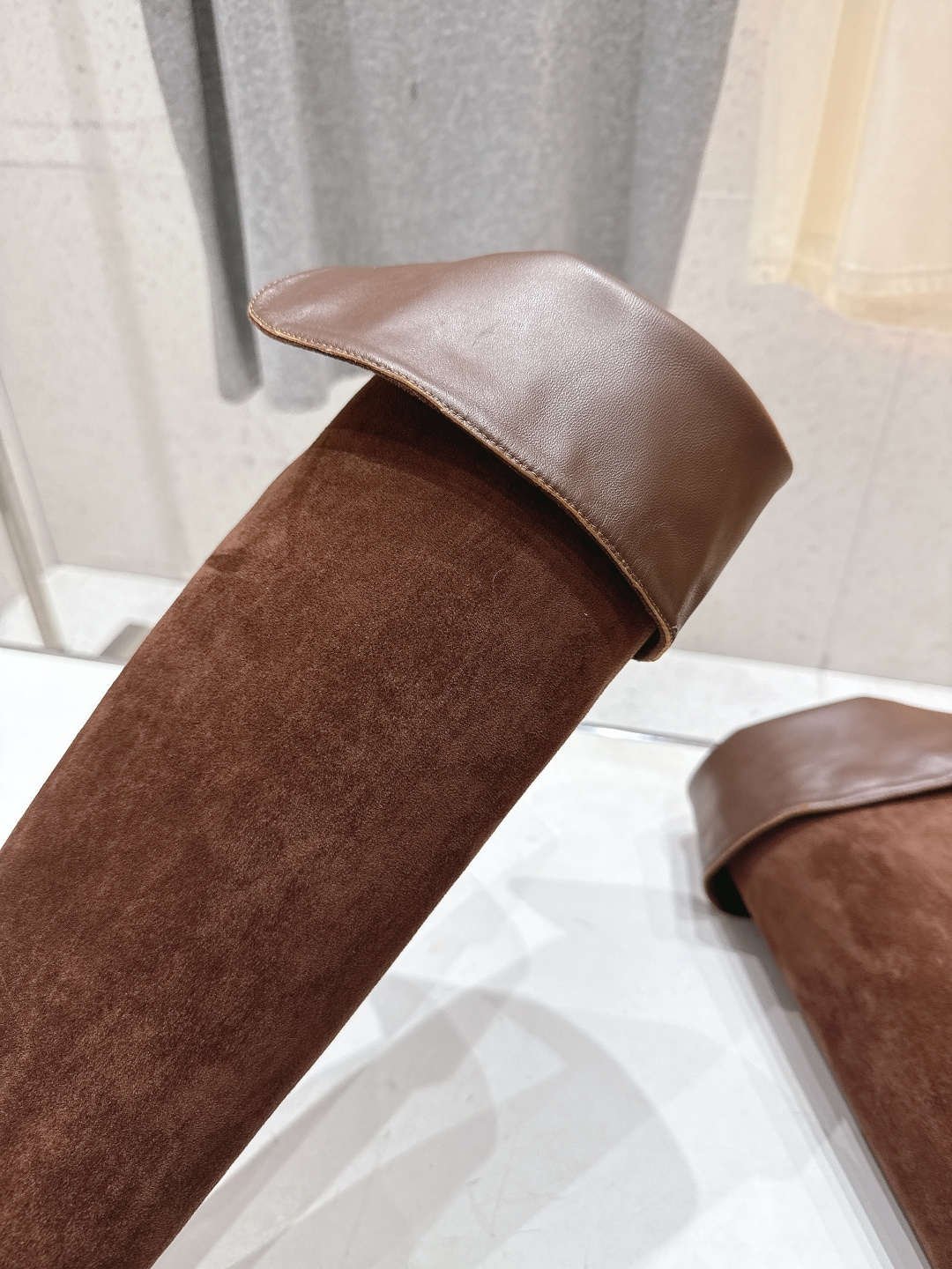 高版本出厂 Gianvito Rossi/吉安维托·罗西 F025 2025ss新款性感高跟过膝长靴折叠