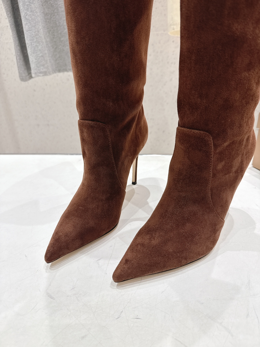 高版本出厂 Gianvito Rossi/吉安维托·罗西 F025 2025ss新款性感高跟过膝长靴折叠