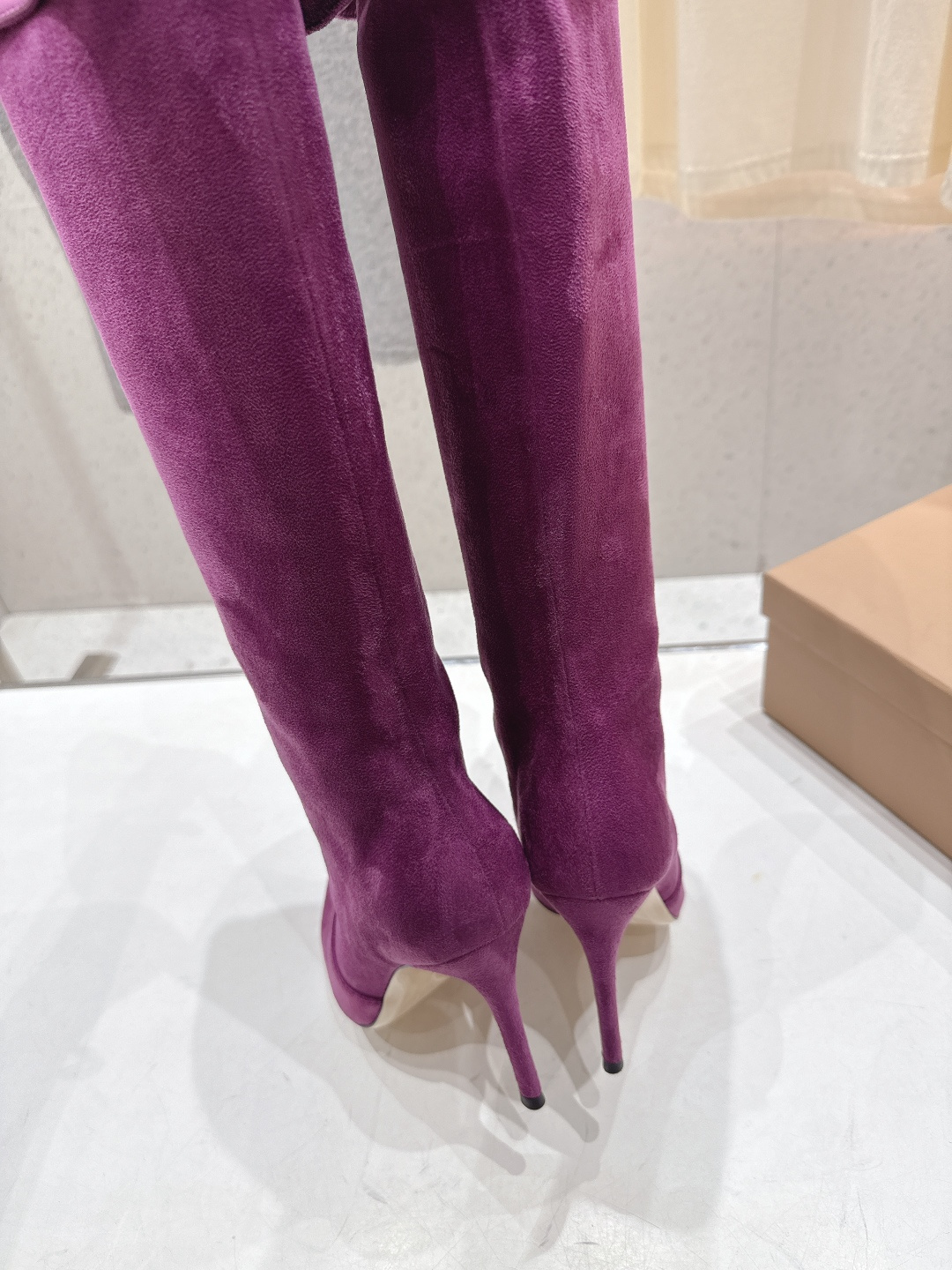 高版本出厂 Gianvito Rossi/吉安维托·罗西 F025 2025ss新款性感高跟过膝长靴折叠