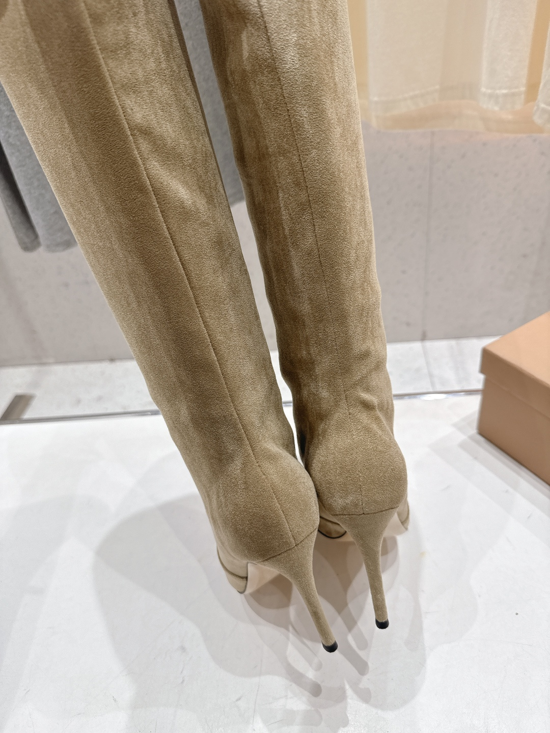 高版本出厂 Gianvito Rossi/吉安维托·罗西 F025 2025ss新款性感高跟过膝长靴折叠