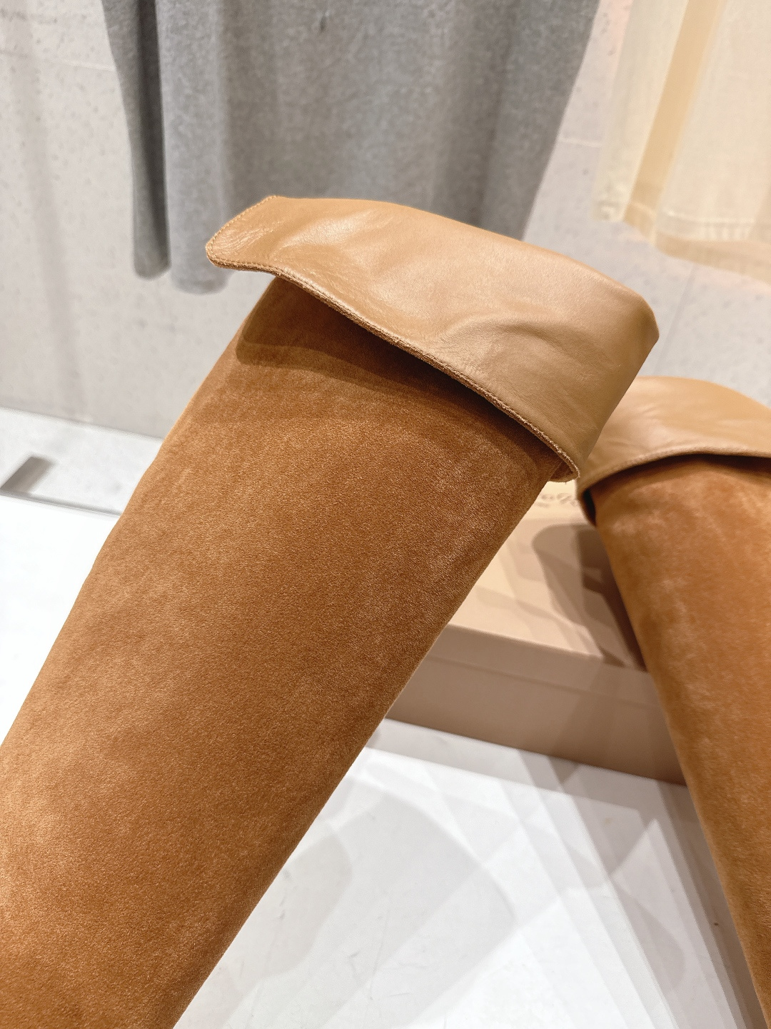 高版本出厂 Gianvito Rossi/吉安维托·罗西 F025 2025ss新款性感高跟过膝长靴折叠