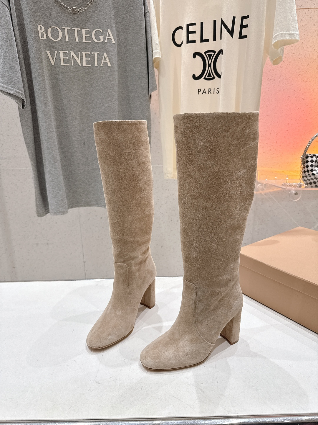 高版本出厂 Gianvito Rossi/吉安维托·罗西 F017 GR 2025ss新款性感高跟过膝长