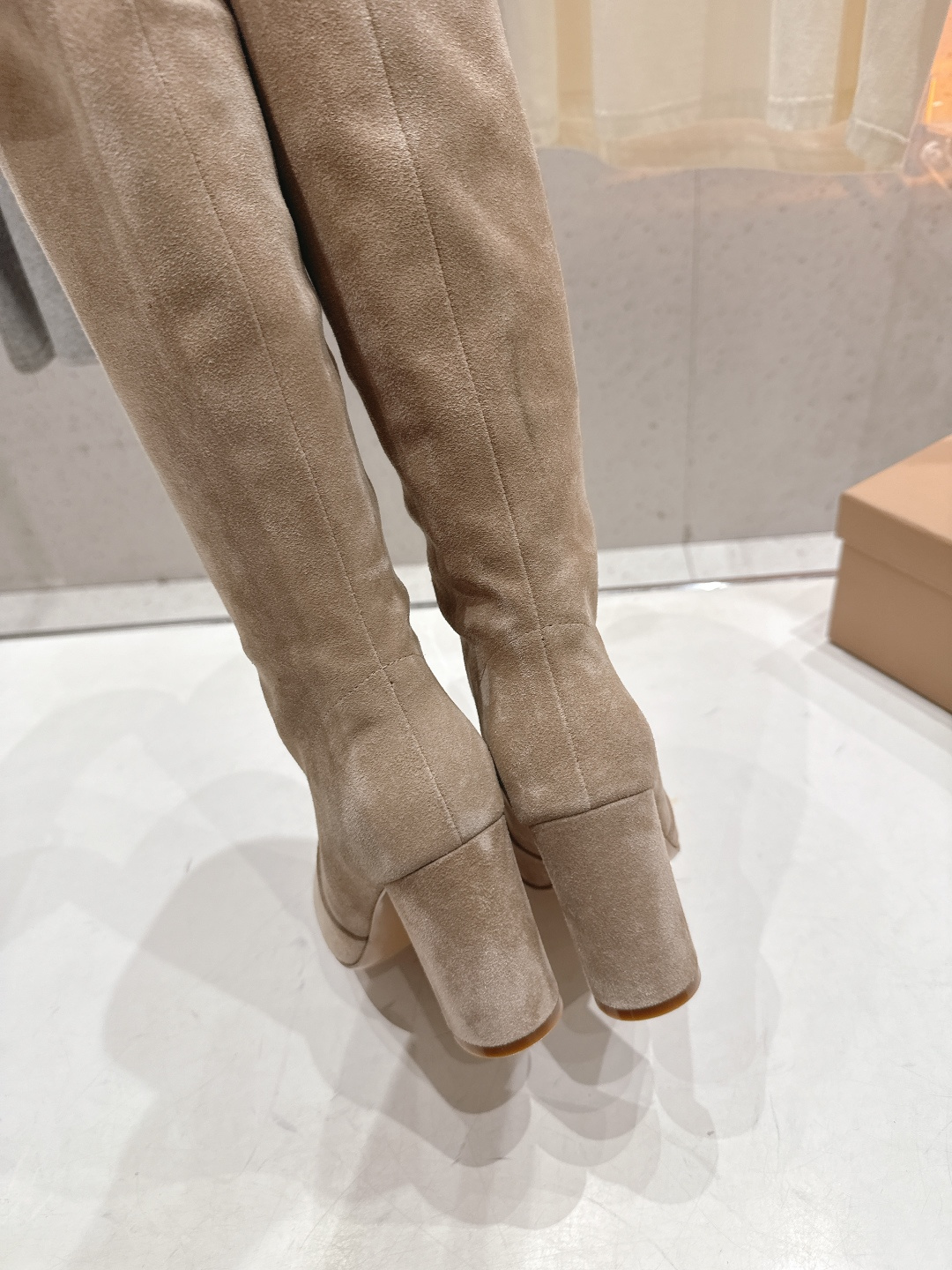 高版本出厂 Gianvito Rossi/吉安维托·罗西 F017 GR 2025ss新款性感高跟过膝长