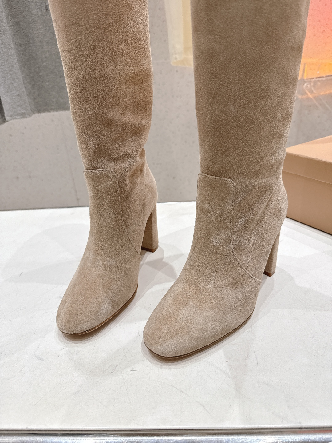 高版本出厂 Gianvito Rossi/吉安维托·罗西 F017 GR 2025ss新款性感高跟过膝长