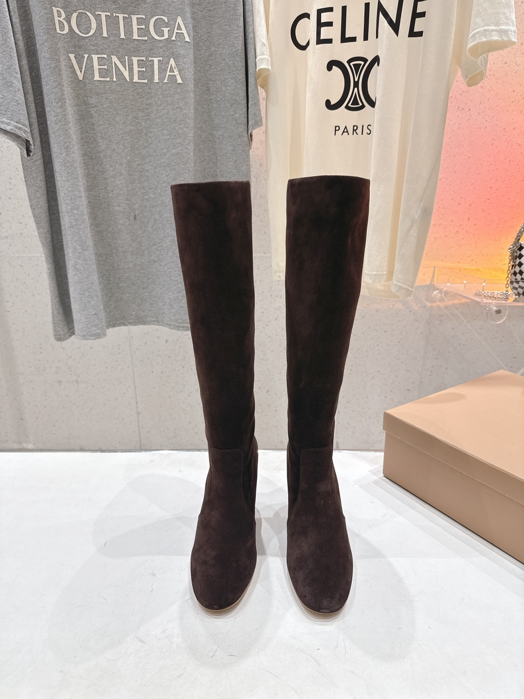 高版本出厂 Gianvito Rossi/吉安维托·罗西 F017 GR 2025ss新款性感高跟过膝长