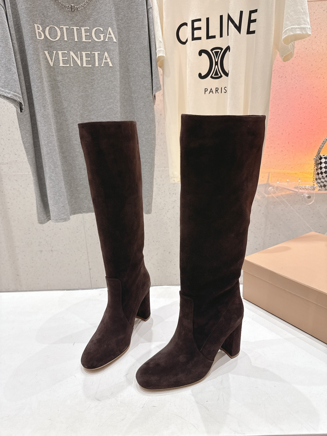 高版本出厂 Gianvito Rossi/吉安维托·罗西 F017 GR 2025ss新款性感高跟过膝长