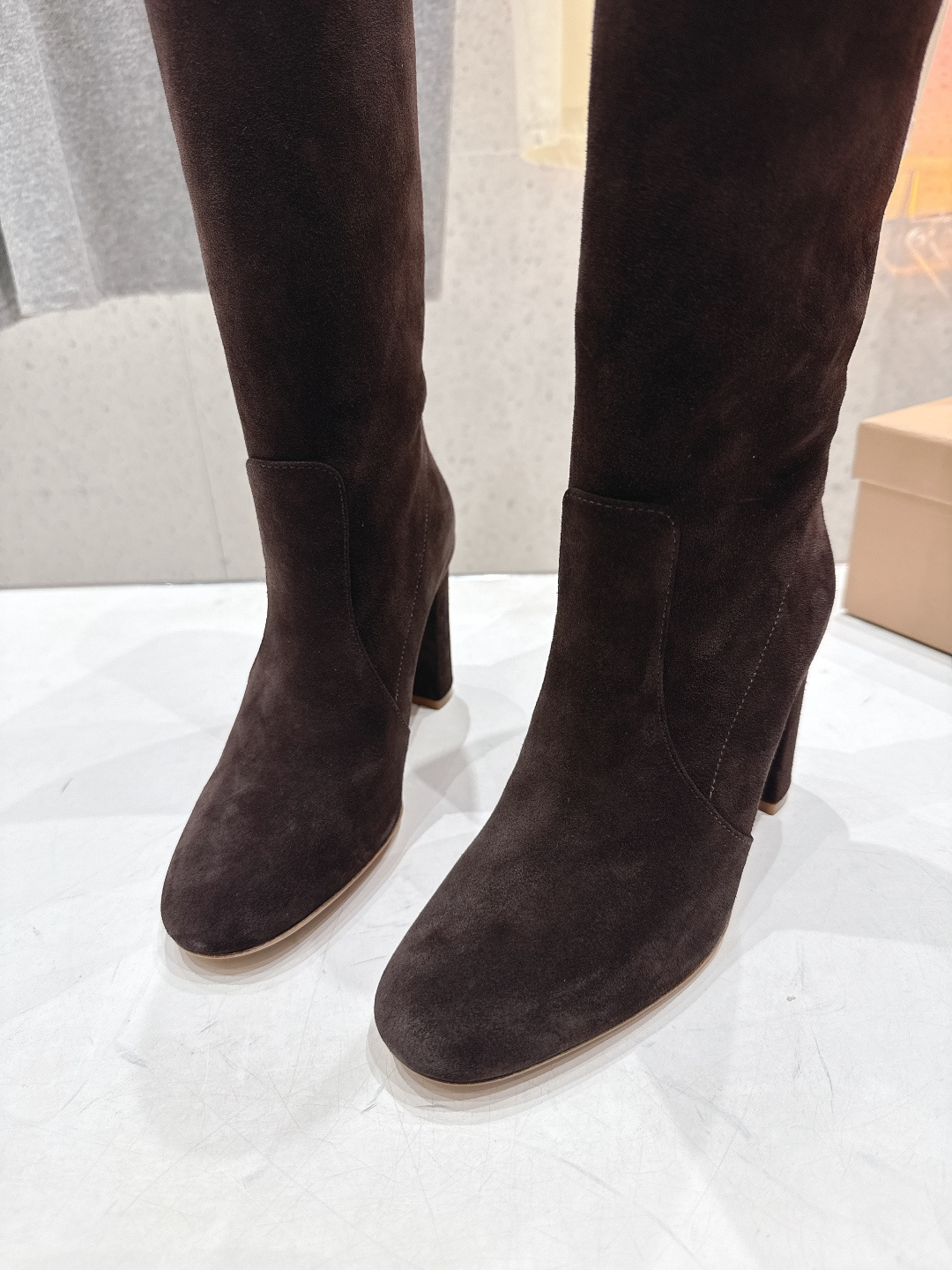 高版本出厂 Gianvito Rossi/吉安维托·罗西 F017 GR 2025ss新款性感高跟过膝长